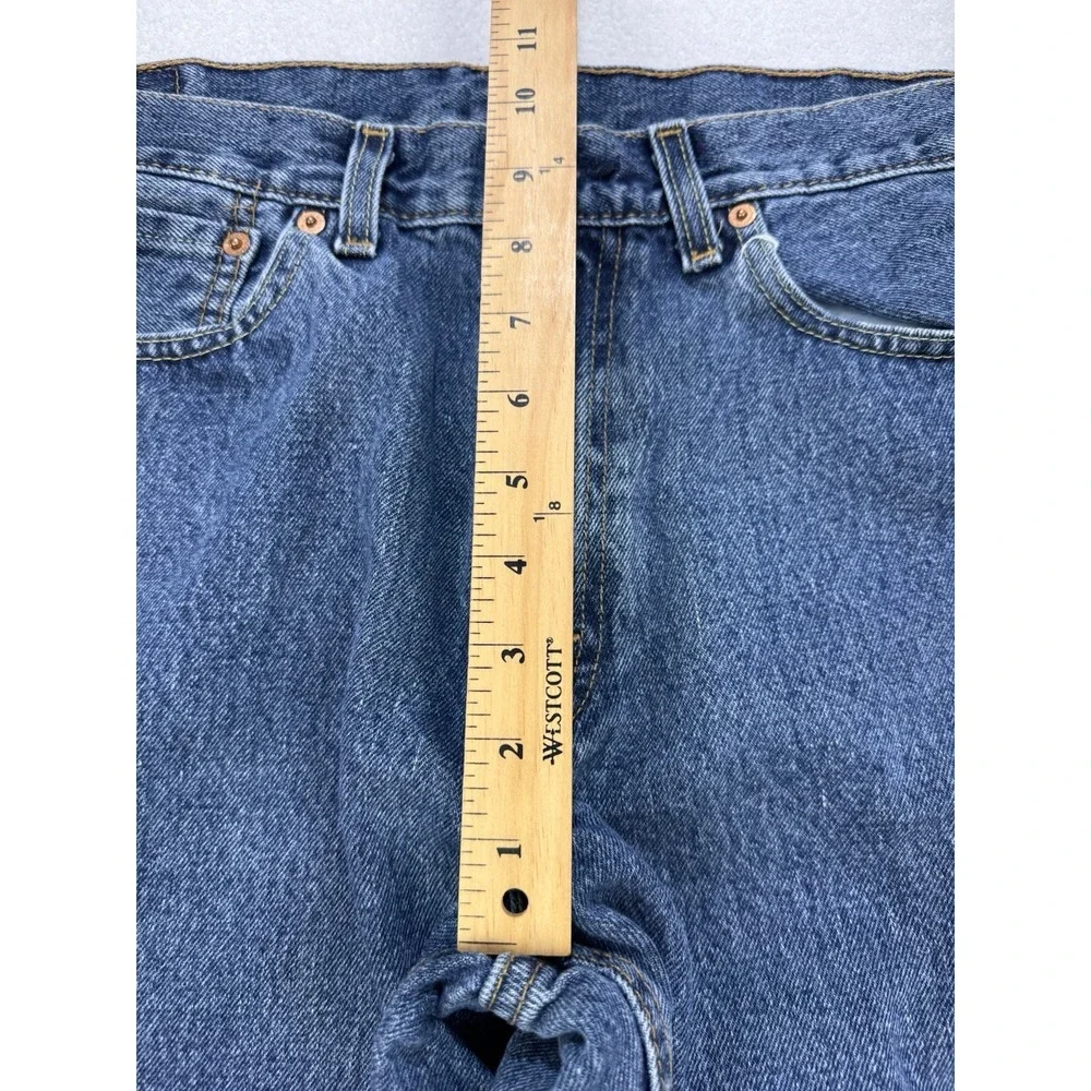 Levis 550 Jeans Men 35Wx32L Blue Denim Medium Wash Loose Relaxed Fit 90s